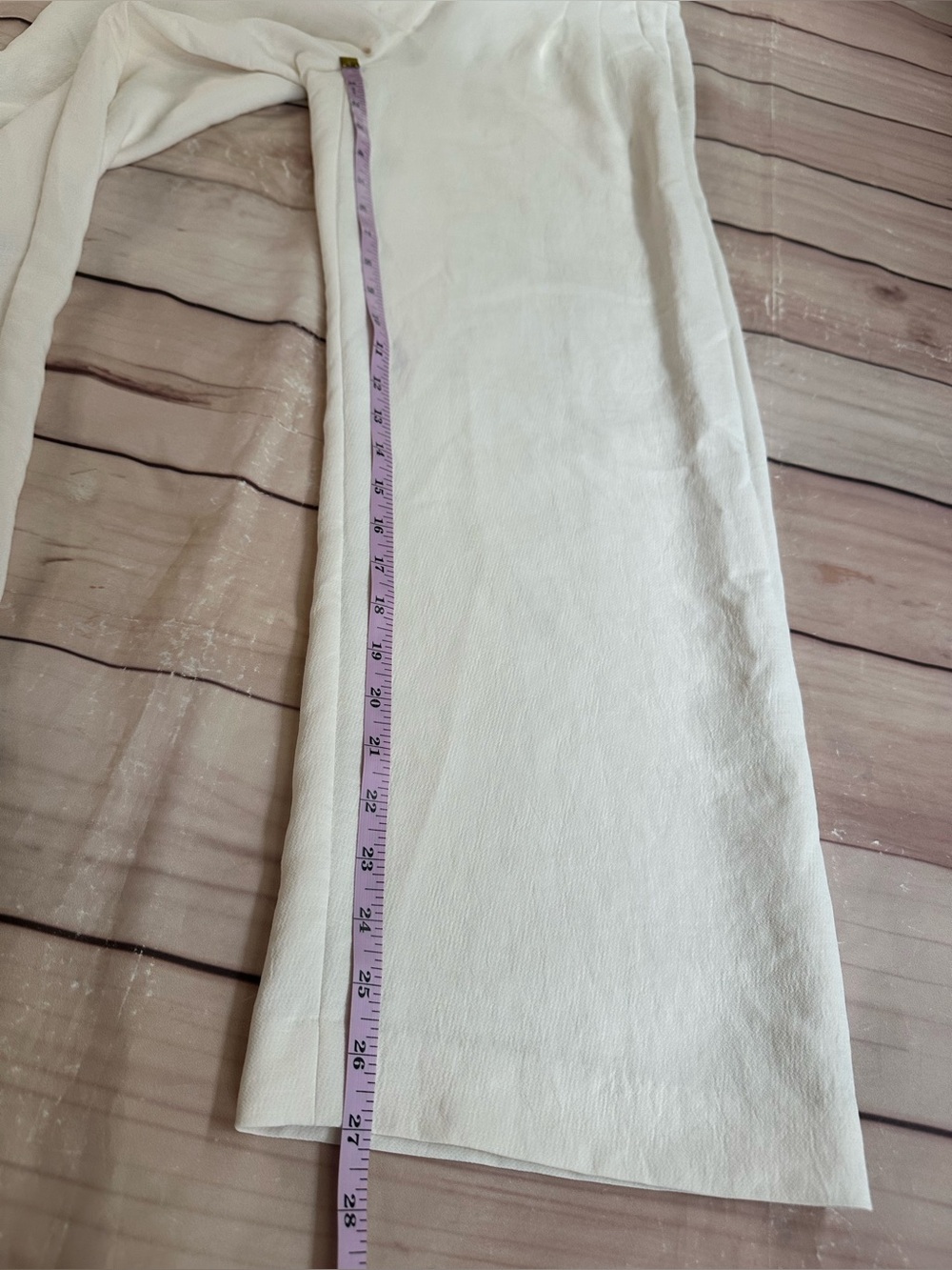 Aritzia The Effortless Pant White Size 4 High Rise Wide Leg Office Trousers - Picture 9 of 11